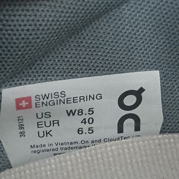 On Cloud X Shift Womens Size 8.5 Running Athletic Workout Shoes Alloy Red Mesh - Picture 10 of 11